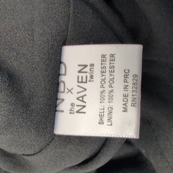 NBD x the Naven Twins Black Romper Size Small - Picture 8 of 9